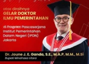 Kepala Dinas Pendidikan Minahasa Utara Sampaikan Ucapan Selamat atas Diraihnya Gelar Doktor Bupati Minahasa Utara