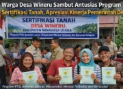 Warga Desa Wineru Apresiasi Program Sertifikasi Tanah dan Kinerja Pemerintah Desa