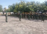 Dipimpin Peltu Yosep Padang, Koramil 1403-04/Padang Sappa Laksanakan Apel Siaga di Ponrang