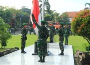 Kasdim Pimpin Upacara Bendera Hari Senin di Makodim
