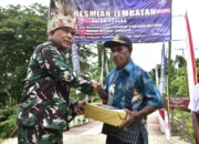 Perkuat Konektivitas dan Pemberdayaan Wilayah, TNI AL Resmikan Jembatan di Bonggo