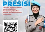 Propam Polres Halmahera Utara Sosialisasikan Aplikasi Pengaduan Propam Polri di Kota Tobelo