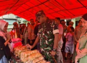 Bazar Ramadhan TNI Digelar Serentak, Halaman Kodim Wonogiri Dipadati Warga