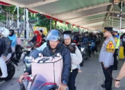 Lebaran Berangsur Usai, Polisi Tetap Berjaga: Ratusan Personel Amankan Arus Balik di Lampung Selatan
