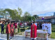 MENYAMBUT PEKAN SUCI, WBP KATOLIK RUTAN KEFAMENANU IKUTI MISA MINGGU PALMA DENGAN KHIDMAT