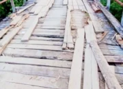 Jembatan Sungai Lonrong Rapuh, Akses Warga Tiga Desa Terancam