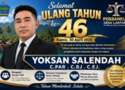 Penasehat Hukum BreakingNewsPost.id, Yoksan Salenda, Rayakan Ulang Tahun ke-46