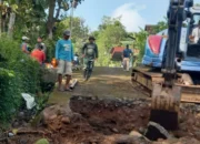 Semangat Gotong Royong TNI dan Warga, Jembatan Perintis Garuda di Sambi Dikebut Pembangunannya