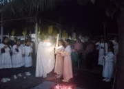 Misa Malam Paskah di Stasi Maria Perumnas Maumere, Umat Diajak Bangkit Bersama dalam Iman dan Perjuangan