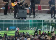 Saturday Night–Feel The Music” Hadirkan Hiburan Alternatif, Baracuda Band Semarakkan Bhayangkara Park Polda Babel