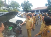 Gubernur Sulut Pimpin Apel Kendaraan Dinas, Tegaskan Tak Ada Toleransi Penyimpangan Aset