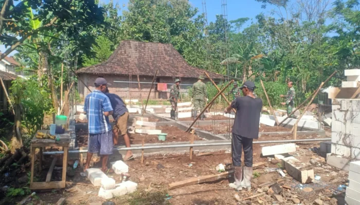 Dikebut dengan Semangat Gotong Royong, Program RTLH TMMD Boyolali Tunjukkan Progres Menggembirakan