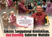Sukses Tekan Kemiskinan dan Stunting, Gubernur Muhidin Raih Penghargaan Kemendagri