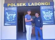 Ketua DPD APKAN RI Soppeng Jamaluddin Bersilaturahmi ke Polsek Ladongi, Perkuat Sinergi dan Kemitraan dengan Kepolisian