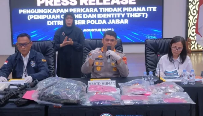 Polda Jabar Gulung Jaringan Penipuan Online ‘Pancasona Family’ di Sulawesi Selatan, 12 Orang Jadi Tersangka
