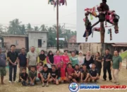 Meriahkan HUT RI ke-81 dan Maulid Nabi: FRIC Gelar Panjat Pinang, Perkuat Kebersamaan Masyarakat dan Aparat Desa Lumpatan 1