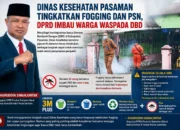 Dinas Kesehatan Pasaman Tingkatkan Fogging dan PSN, DPRD Sumbar Imbau Warga Tingkatkan Kewaspadaan DBD