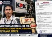 LSM P2NAPAS Surati Ketua KPK, Pertanyakan Dasar Hukum Penerbitan Enam SP3 Perkara Korupsi