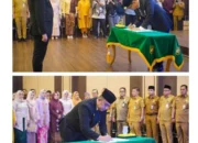 Prof. Sutan Nasomal Ucapkan Selamat kepada Erfin Fahrurrazi, Resmi Jabat Pj Sekda Kota Medan