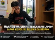 Laptop Mahasiswa Unhas Hilang, Laporan Dugaan Pencurian Belum Peroleh Kejelasan