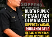 Kuota Pupuk Petani Padi di Matakali Dipertanyakan, Rudiandi CFLE Desak Kementan Bongkar Penyebab dan Evaluasi Distribusi