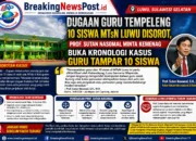 Dugaan Insiden Guru dan Siswa di MTsN Luwu Disorot; Prof. Sutan Nasomal Minta Kemenag Buka Kronologi Secara Menyeluruh