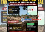 DAS Kampung Pasir Diduga jadi Lokasi Tambang Timah Ilegal, Kapolres Bangka Jangan Tutup Mata! Bongkar Pengelola hingga Kolektor