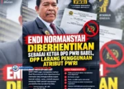 Dari 4 September 2026, Endi Normansyah Diberhentikan sebagai Ketua DPD PWRI Babel, DPP Larang Penggunaan Atribut PWRI