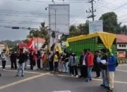 PMII dan GMNI Mamuju Turun ke Jalan: Tolak Tambang LTJ yang Dinilai Mengancam Lingkungan dan Hak Warga
