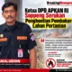 Ketua DPD APKAN RI Soppeng Serukan Penghentian Pembakaran Lahan Pertanian