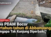Pipa PDAM Bocor Bertahun-tahun di Abbanuange, Mengapa Tak Kunjung Diperbaiki?