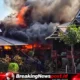 Si Jago Merah Mengamuk, Tiga Rumah di Desa Baringeng Dilalap Api